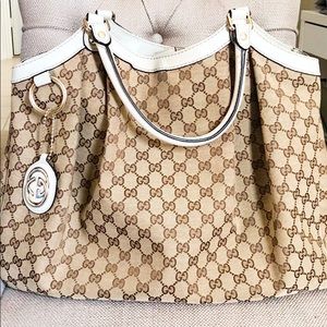 *Authentic* Gucci Large GG Canvas Sukey Tote
